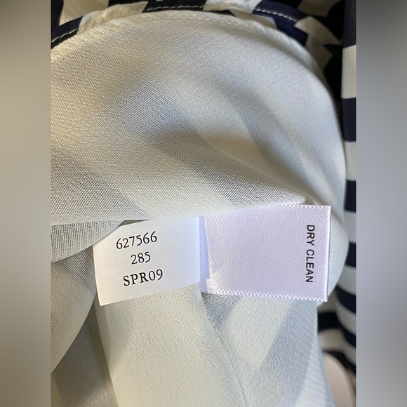 Banana Republic 100% Silk Striped Halter MIDI Dress NWT - Picture 8 of 9